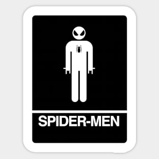 SPIDER-MEN'S ROOM Sticker